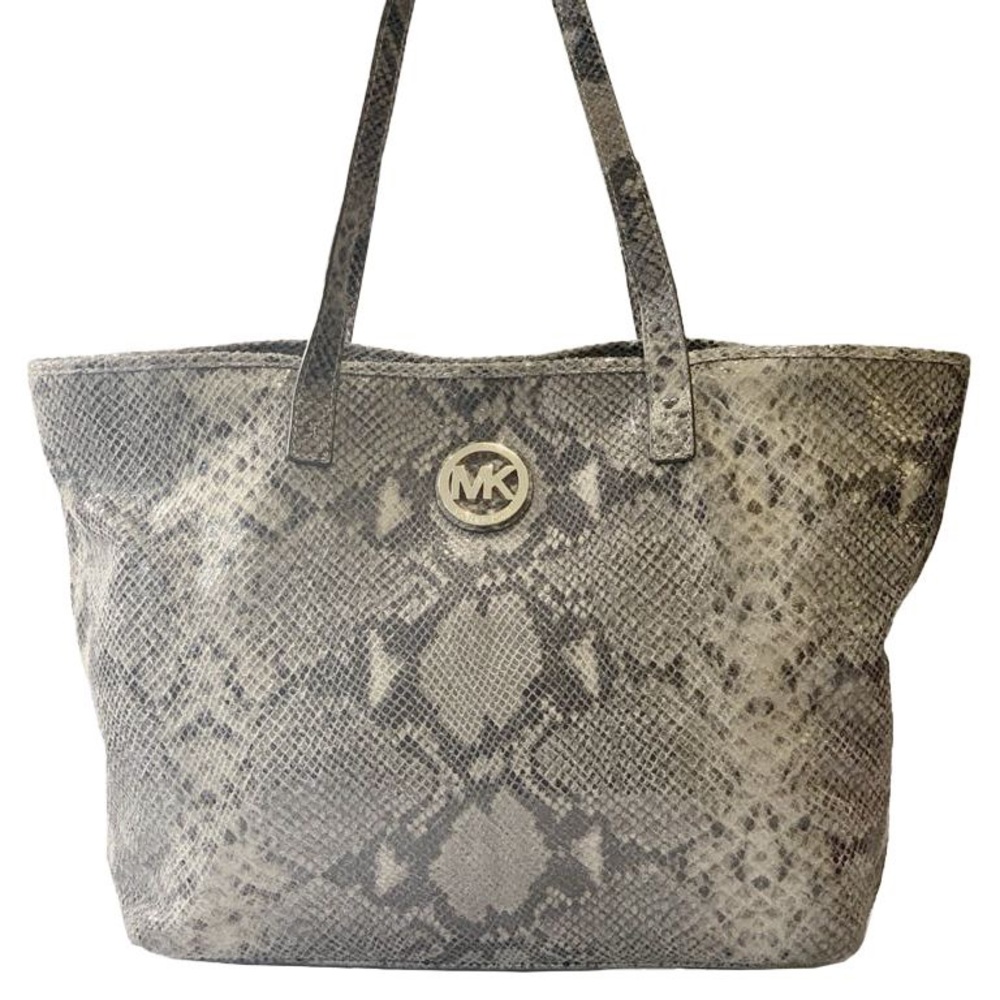Michael Kors Snake Skin Print Tote Bag
